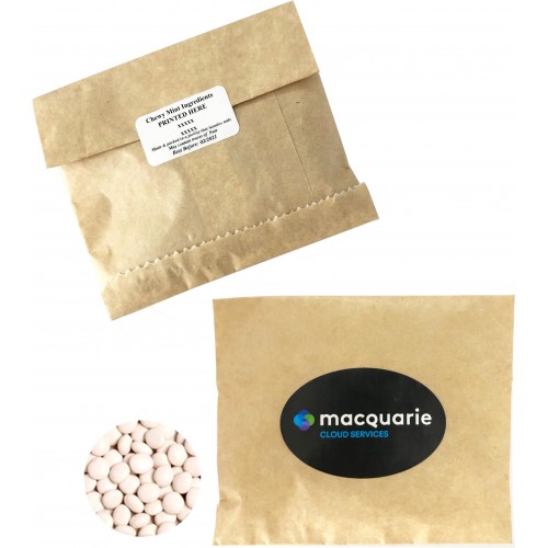 Kraft Paper Bag with Chewy Mints 50g 